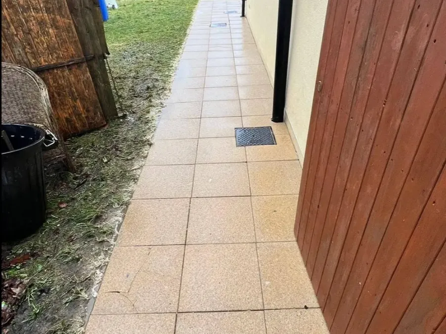 After: Paving down a side passage, Co. Meath