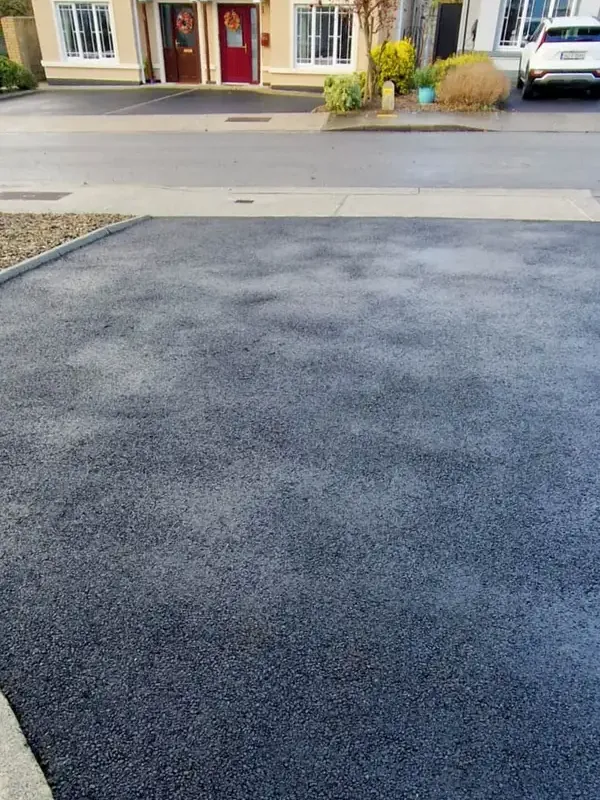 A tarmac driveway after cleaning, Limerick